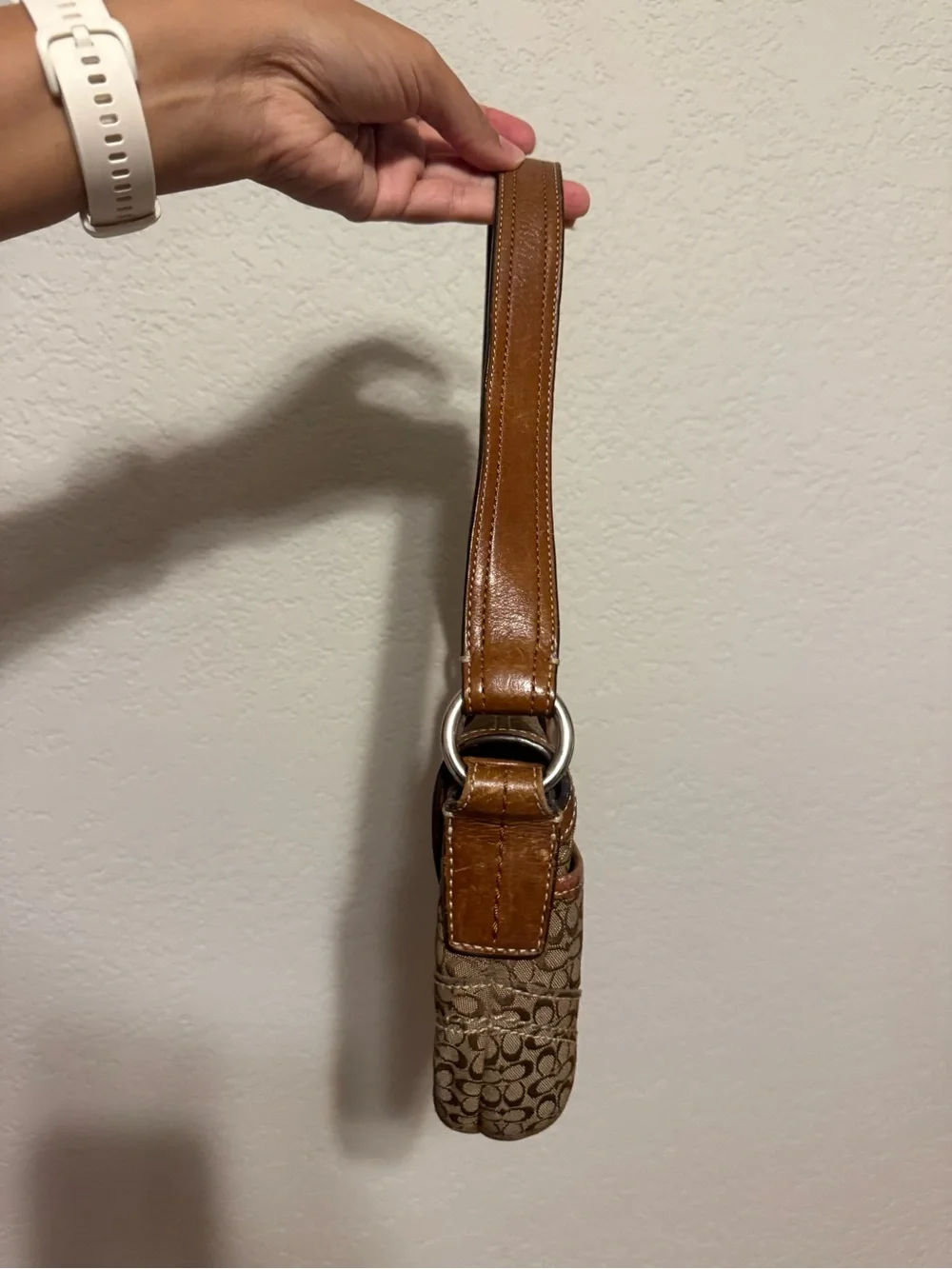COACH | Vintage SoHo Signature Canvas Buckle shoulder bag | Brown
